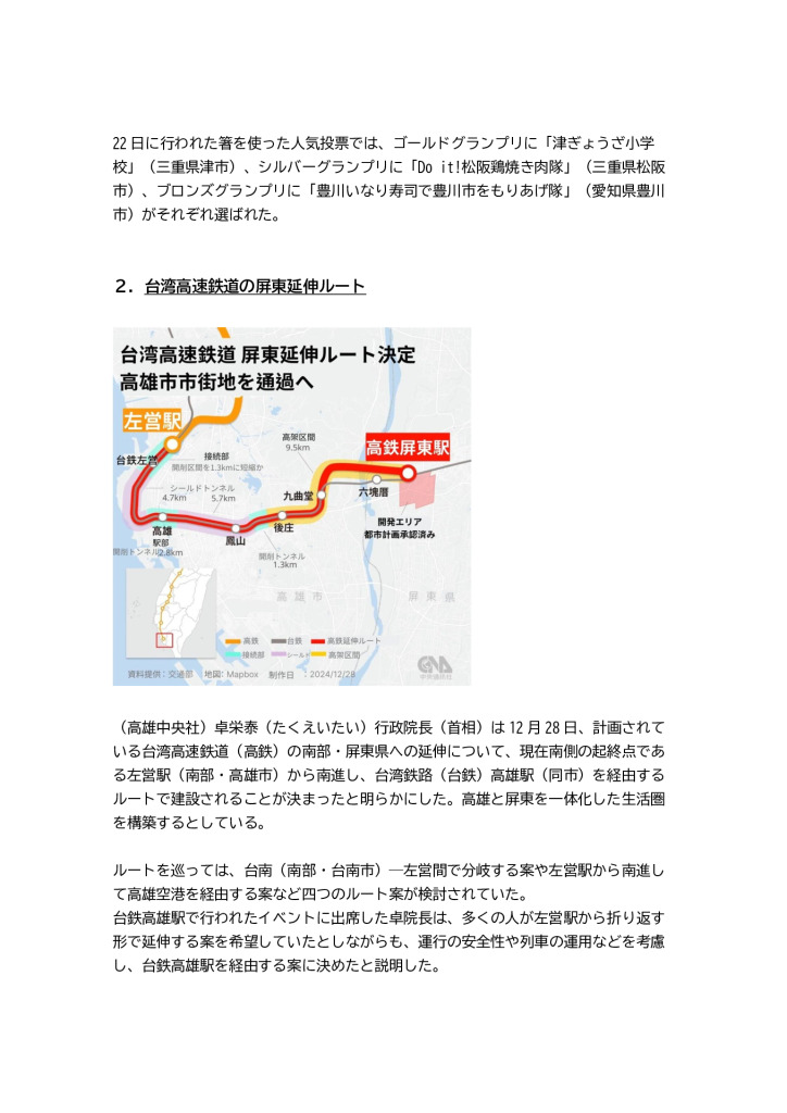 202501月 台湾現地レポート-2のサムネイル